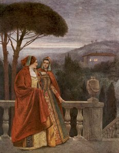 Le Marchand de Venise de Shakespeare : Portia et Nerissa - James Dromgole Linton