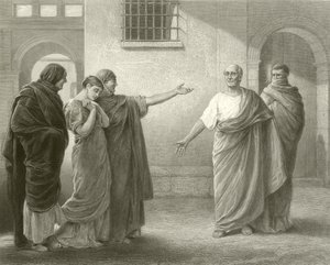 Volumnia réprimandant Brutus et Sicinius