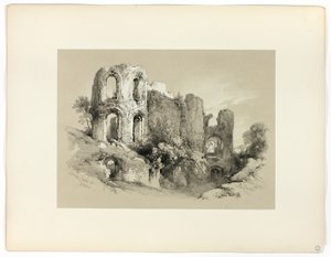 Thermes romains à Trèves, de Sélections pittoresques - James Duffield Harding