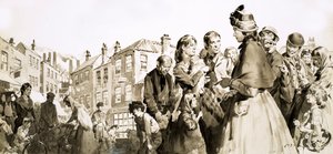 Vies célèbres : Beatrice Webb (gouache sur papier) - James Edwin McConnell