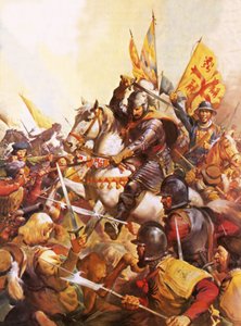 Wallenstein à la bataille de Lutzen - James Edwin McConnell