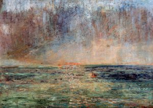 Grand paysage marin (Coucher de soleil)