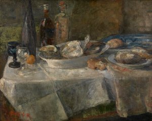 Nature morte avec des huîtres