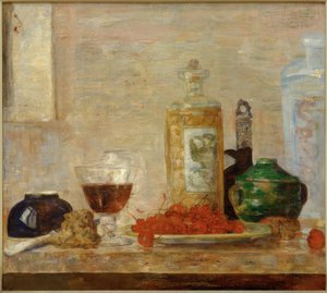 Nature morte avec des cerises