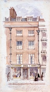 Howes et Hart, Fleet Street, Londres, vers 1820