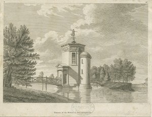Shugborough - Temple des Vents : gravure, fin 18e siècle