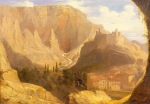 Ville colline en Italie, 1831
