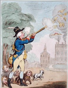 Un Bon Coup, ou Billy-Ranger le Garde-Chasse dans un beau pays de chasse, publié par Hannah Humphrey en 1792