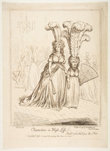 Personnages de la haute société, 20 juin 1795 - James Gillray