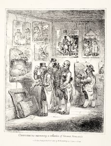 Connaisseurs examinant une collection de George Morland, 1807
