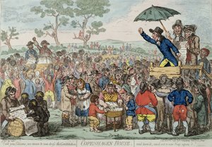 Copenhagen House, publié par Hannah Humphrey en 1795 (gravure coloriée à la main)