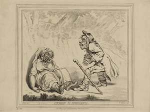Cymon et Iphigénie, publié le 2 mai - James Gillray