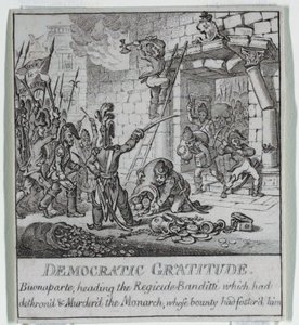 Démocratie, ou une esquisse - James Gillray