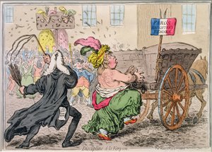 Discipline à la Kenyon, publié par Hannah Humphrey en 1797