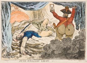 Le fantôme du duc William - James Gillray