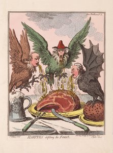 Harpies souillant le festin, 1799