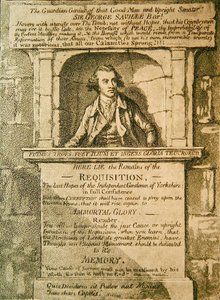Ici reposent les restes de la réquisition - James Gillray