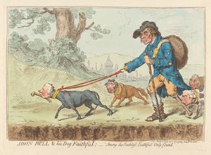 John Bull et son chien Faithful ; - « C