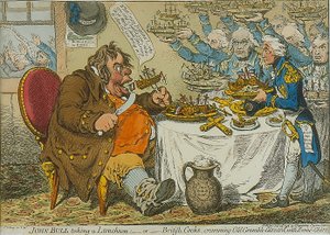John Bull prenant un déjeuner, 1798