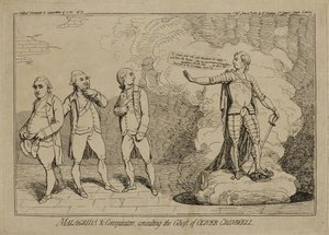 Malagrida et les conspirateurs, consultant le fantôme d
