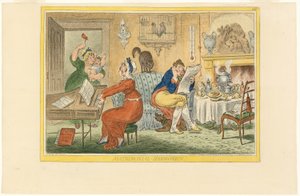 Harmoniques matrimoniales (Recto) - James Gillray
