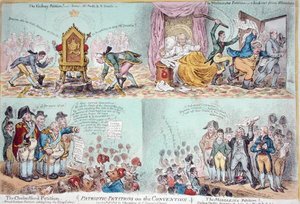 Pétitions patriotiques sur la convention, publié par Hannah Humphrey