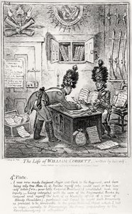 Planche 4, de La Vie de William Cobbett, écrite par lui-même, pub. par H. Humphrey, 1809