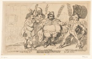 Caricature de Charles Fox, 1788 - James Gillray