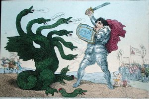 Le champion du peuple, publié par William Humphrey - James Gillray