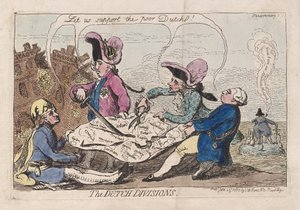 Les Divisions hollandaises - James Gillray