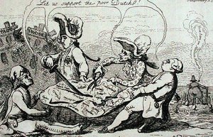 Les divisions hollandaises, publié par S.W. Fores en 1787