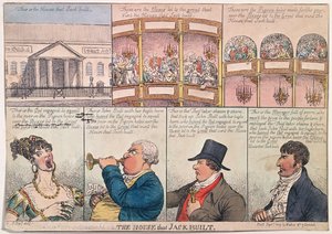 La Maison que Jack a Construite, publiée par Walker en 1809