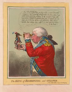 Le roi de Brobdingnag et Gulliver, publié en 1803