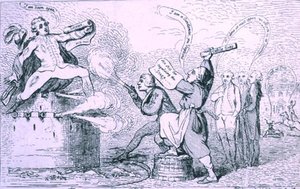 La guerre théâtrale, publié par S.W. Fores en 1787 - James Gillray