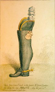 Trente ans que je vis dans la paroisse de Covent Garden - James Gillray