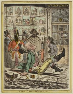 Temps très glissant - James Gillray