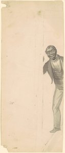 Homme à une porte