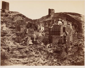 Monastère de Mar Saba, c. 1855 (photo) - James Graham
