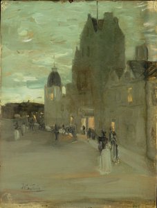 Rue à Oban, nuit