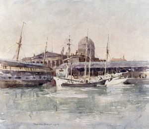 Douane depuis le Salthouse Dock - James Hamilton Hay