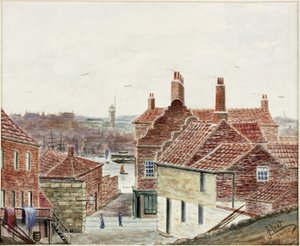Salmons Lane depuis le Ballast Railway - James Henry Cleet