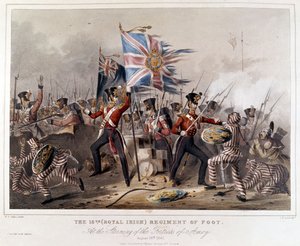 Le 18e Régiment de Pied (Royal Irish). À l