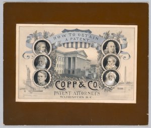 Conception pour une gravure en demi-teinte : Comment obtenir un brevet, Copp & Co. Avocats en brevets, Washington, D.C. - James Henry Moser