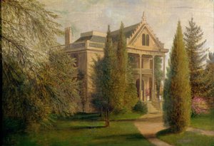 Vue de la maison Dungan Manor, Staten Island, 1876 - James Henry Wright