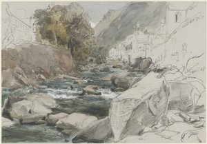 Vue de Lynmouth, Devon