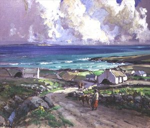 Atlantique depuis le Bloody Foreland, Devon
