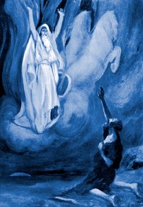 Élie monte dans un char de feu - Bible - James Jacques Joseph (after) Tissot