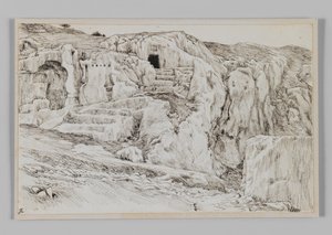 Tombes anciennes, Vallée de Hinnom, illustration de La Vie de Notre Seigneur Jésus-Christ