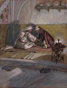 Le Christ parle avec Nicodème, illustration pour La Vie du Christ