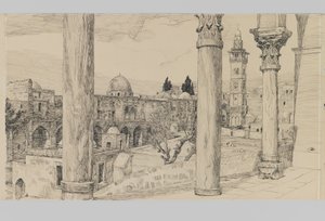 Esplanade du Haram (illustration de La Vie de Notre Seigneur Jésus-Christ)